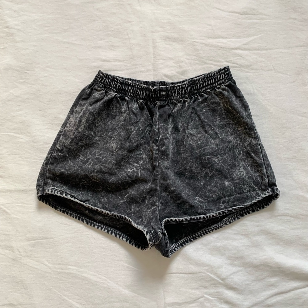 American Apparel acid wash shorts